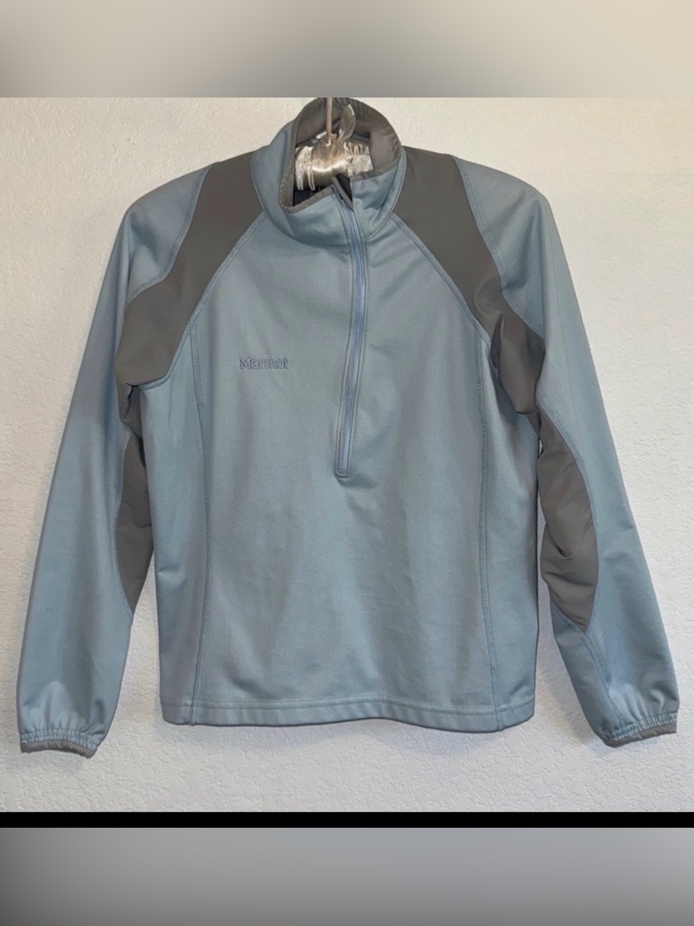 MARMOT WOMENS WINDSTOPPER SKI JACKET PULLOVER QUARTER ZIP GORPCORE LIGHTWEIGHT - Picture 1 of 8